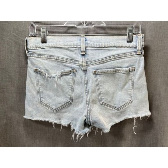 Old‎ Navy Boyfriend Shorts Womens Small Blue Cutoff Distressed Pocketed Ladies. - Picture 5 of 8